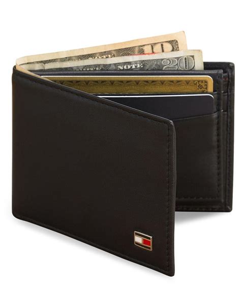 macy men wallet|tommy hilfiger premium wallets men.